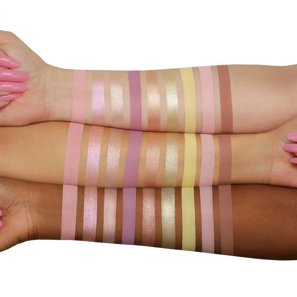 Huda Beauty- Pastel Obsessions Bag & Brush Set-Rose - The Beauty League Pakistan