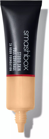 Smashbox- Studio Skin 24H Full Coverage Foundation 2.3 Light-Medium, Warm Golden