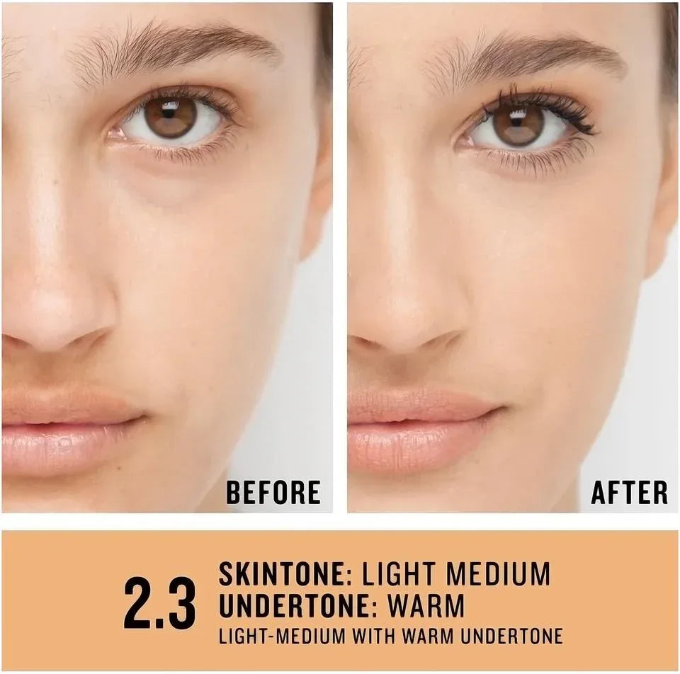 Smashbox- Studio Skin 24H Full Coverage Foundation 2.3 Light-Medium, Warm Golden - The Beauty League Pakistan