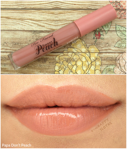 Too Faced- Sweet Peach Lip Gloss-Papa Don't Peach