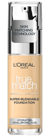 L'Oréal Paris True Match Liquid Foundation 1.N with SPF and Hyaluronic Acid 30ml (UK)