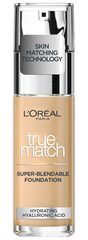 L'Oréal Paris True Match Liquid Foundation 2.N with SPF and Hyaluronic Acid 30ml (UK)