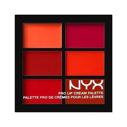 NYX- Pro Lip Cream Palette, The Reds - The Beauty League Pakistan