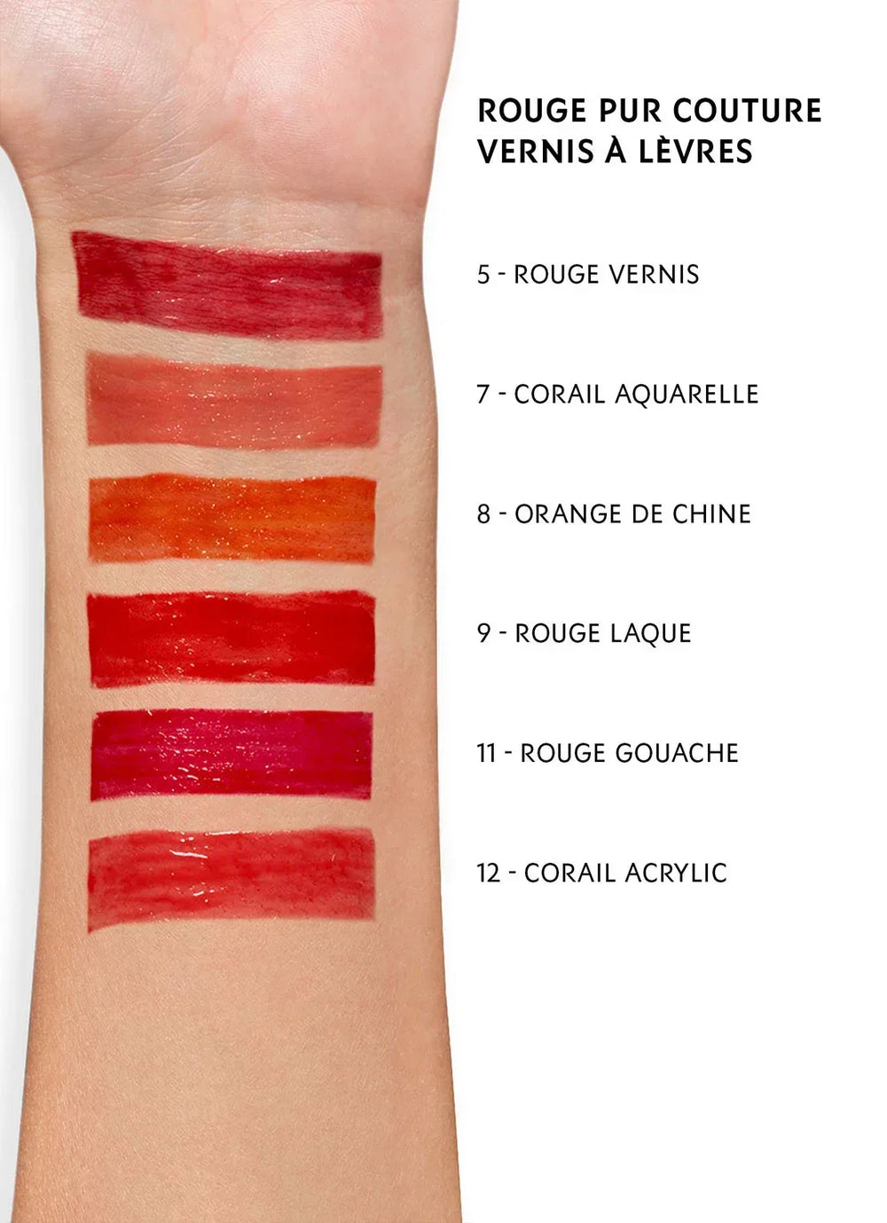 Yves Saint Laurent- Rouge Per Couture Vernis A Levres- 05 Rouge Vernis - The Beauty League Pakistan